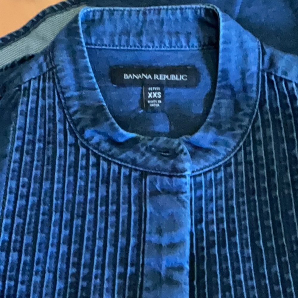Denim Tuxedo Shirt